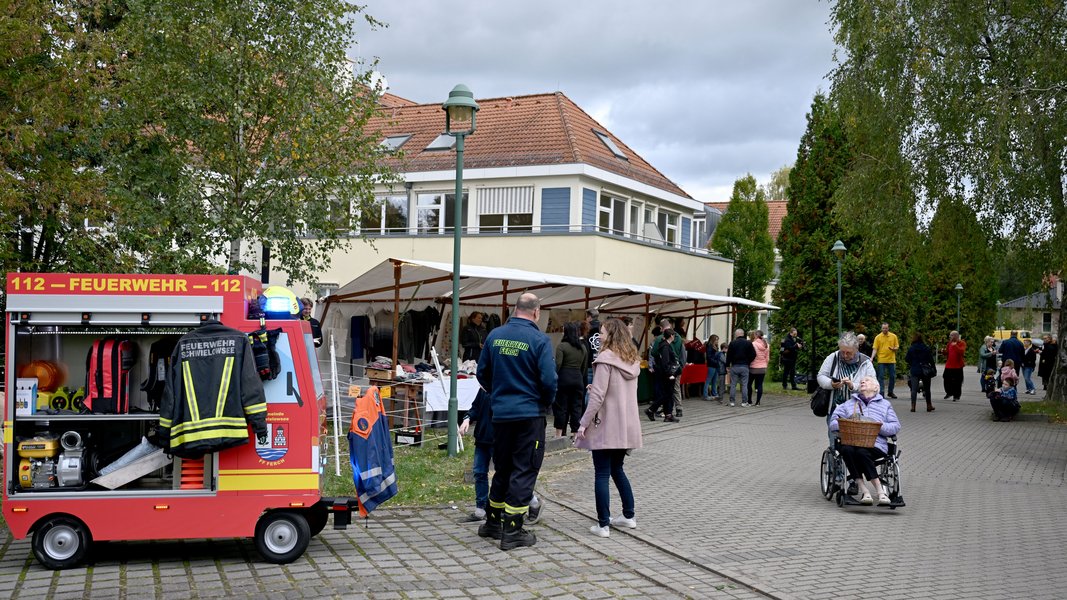 Die Jugendfeuerwehr war auch da.